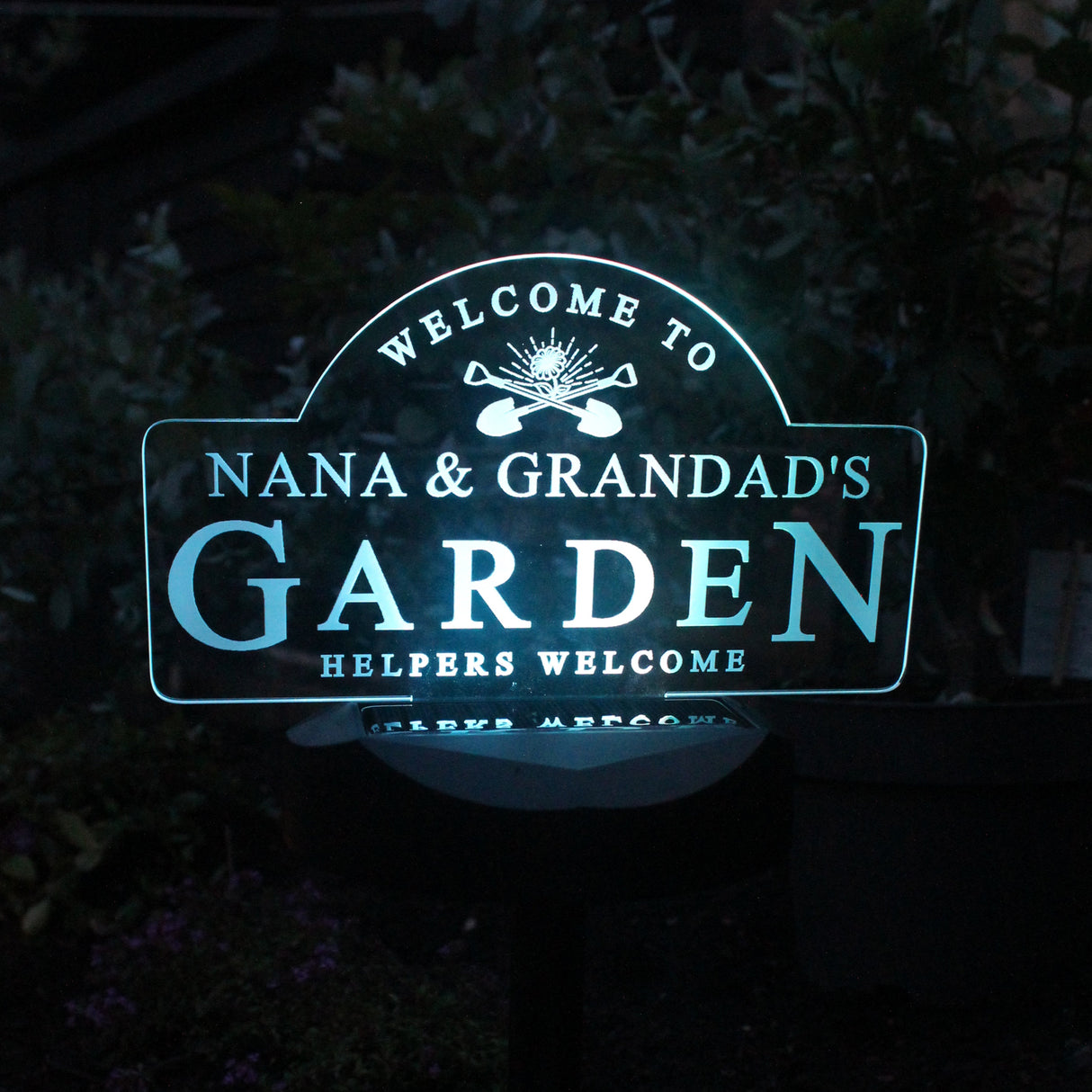 Personalised Garden Sign Outdoor Solar Light - Shop Solar Lights At Gift Moments - 2