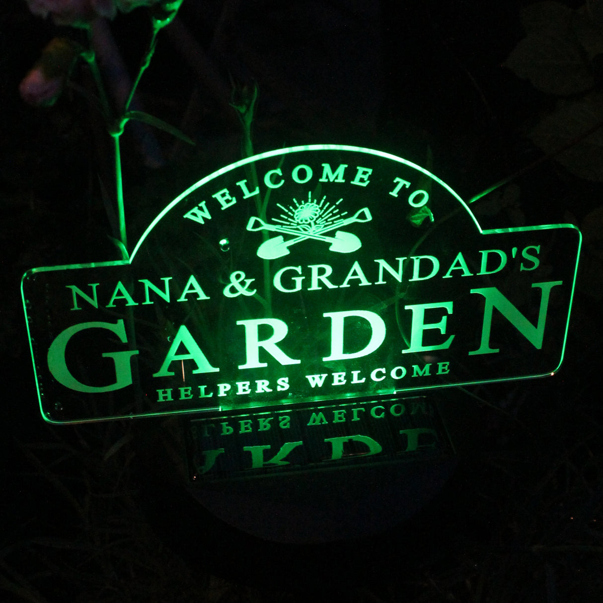 Personalised Garden Sign Outdoor Solar Light - Shop Solar Lights At Gift Moments - 6