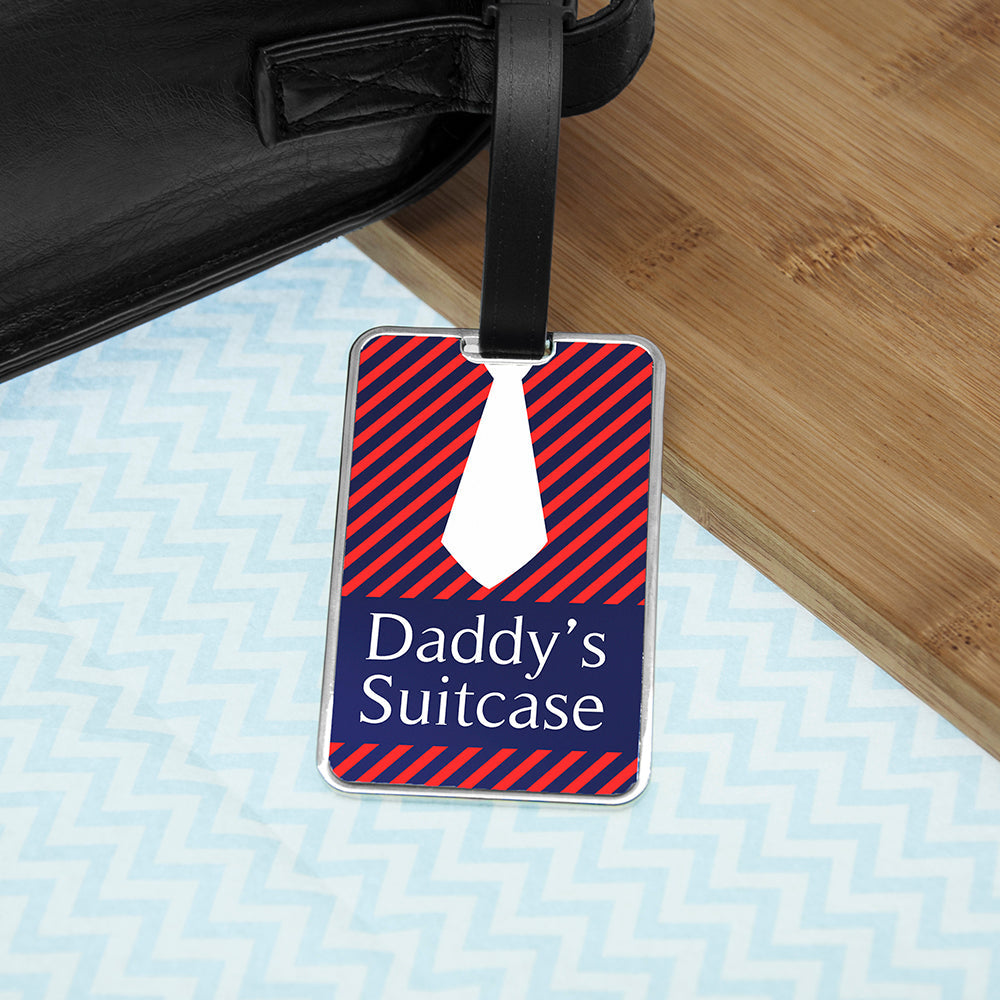 Personalised Gentlemen’s Shirt And Tie Luggage Tag: 4 - Luggage Tags By Gift Moments