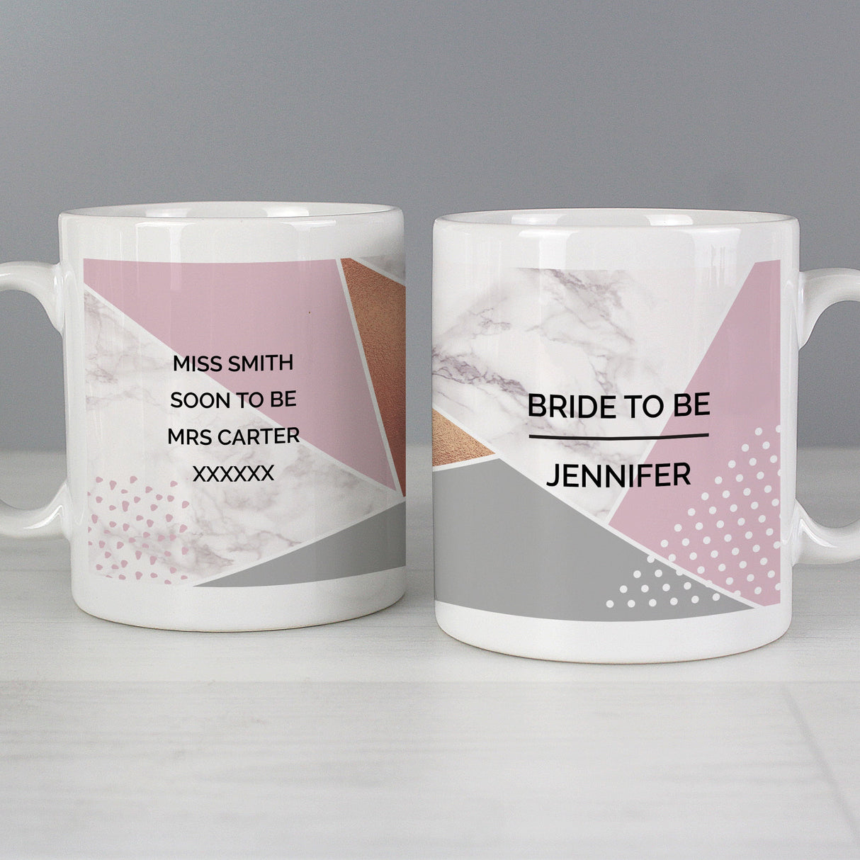 Personalised Geometric Mug: 9 - Mugs By Gift Moments