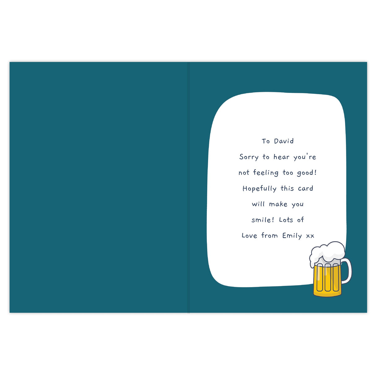 Personalised Get Well Soon Card: 4 - Greeting Cards By Gift Moments