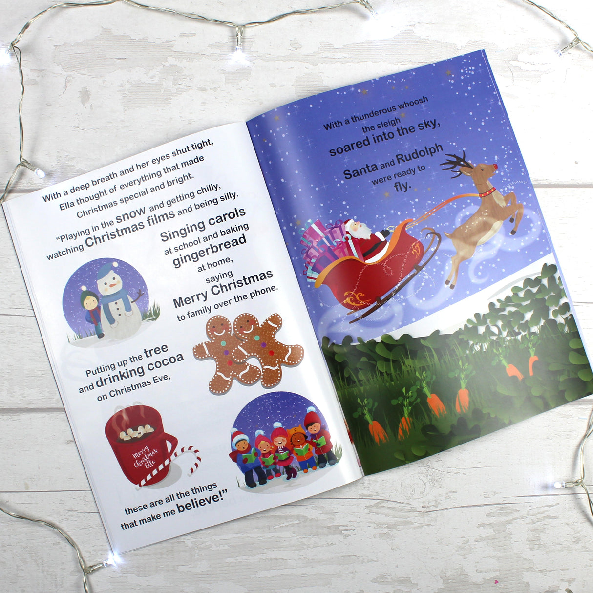 Personalised Girls ’’It’s Christmas’’ Story Book - Shop Books At Gift Moments - 5