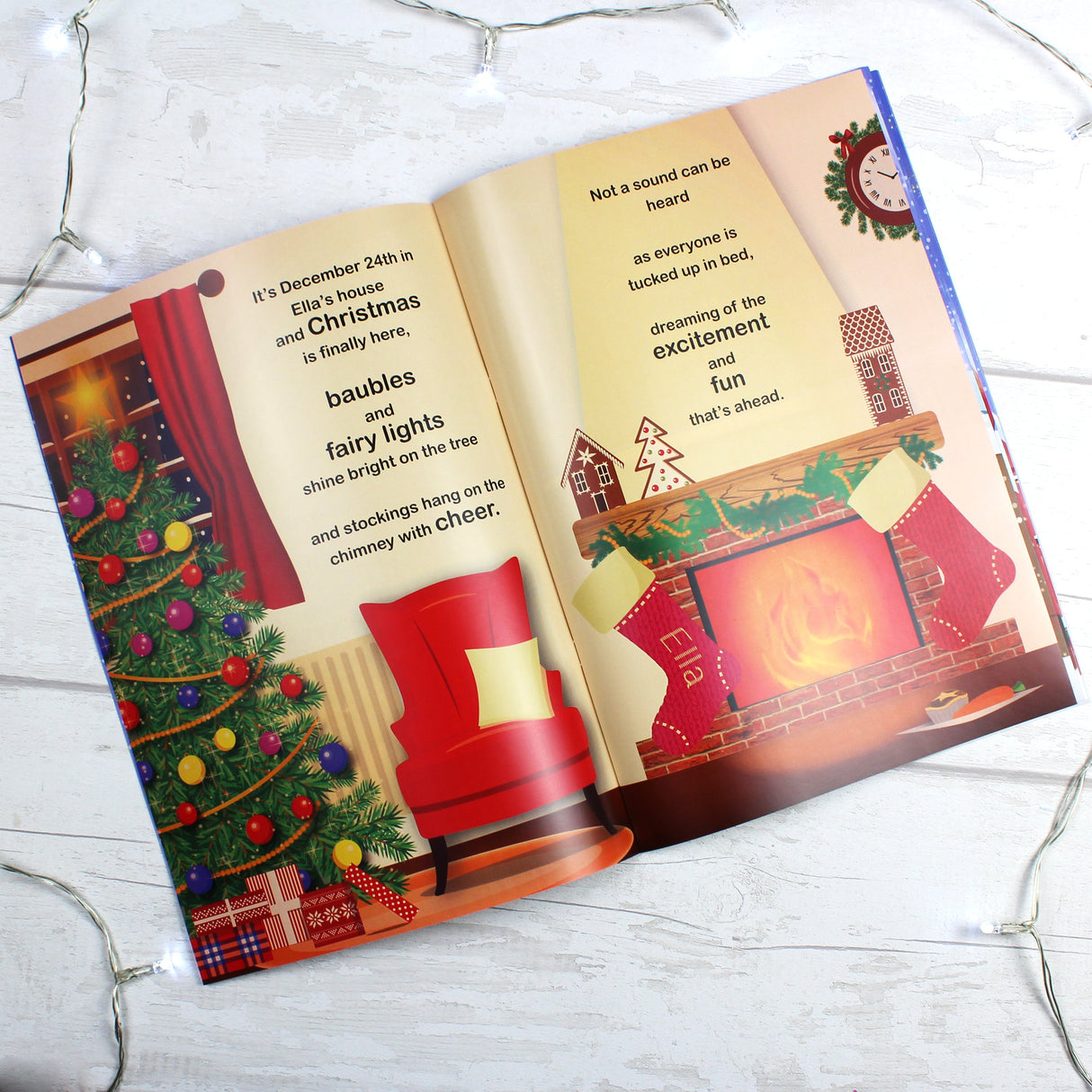 Personalised Girls ’’It’s Christmas’’ Story Book - Shop Books At Gift Moments - 3