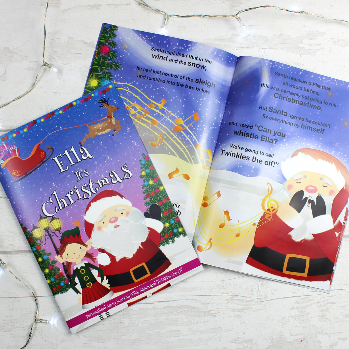 Personalised Girls ’’It’s Christmas’’ Story Book - Shop Books At Gift Moments - 1