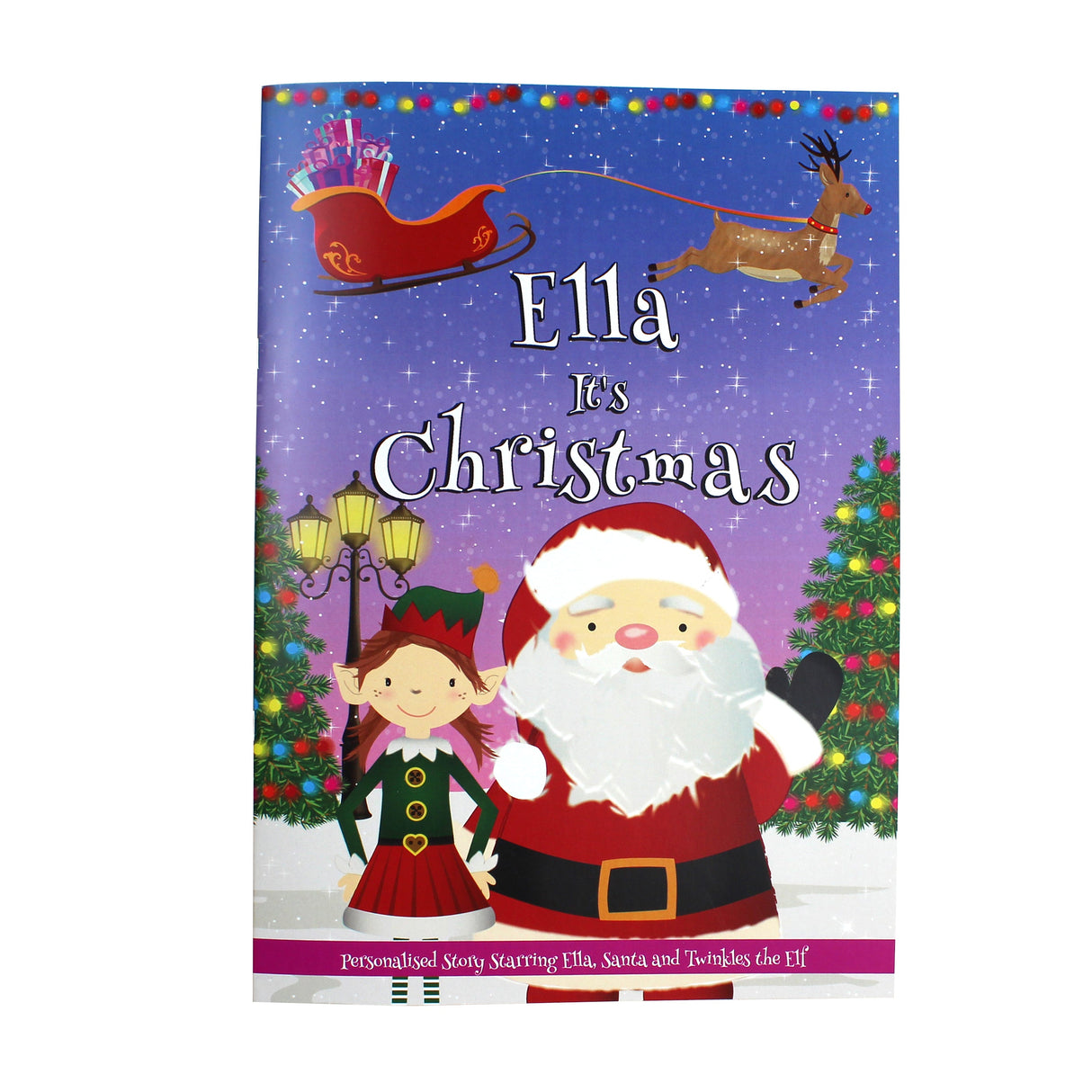 Personalised Girls ’’It’s Christmas’’ Story Book - Shop Books At Gift Moments - 7
