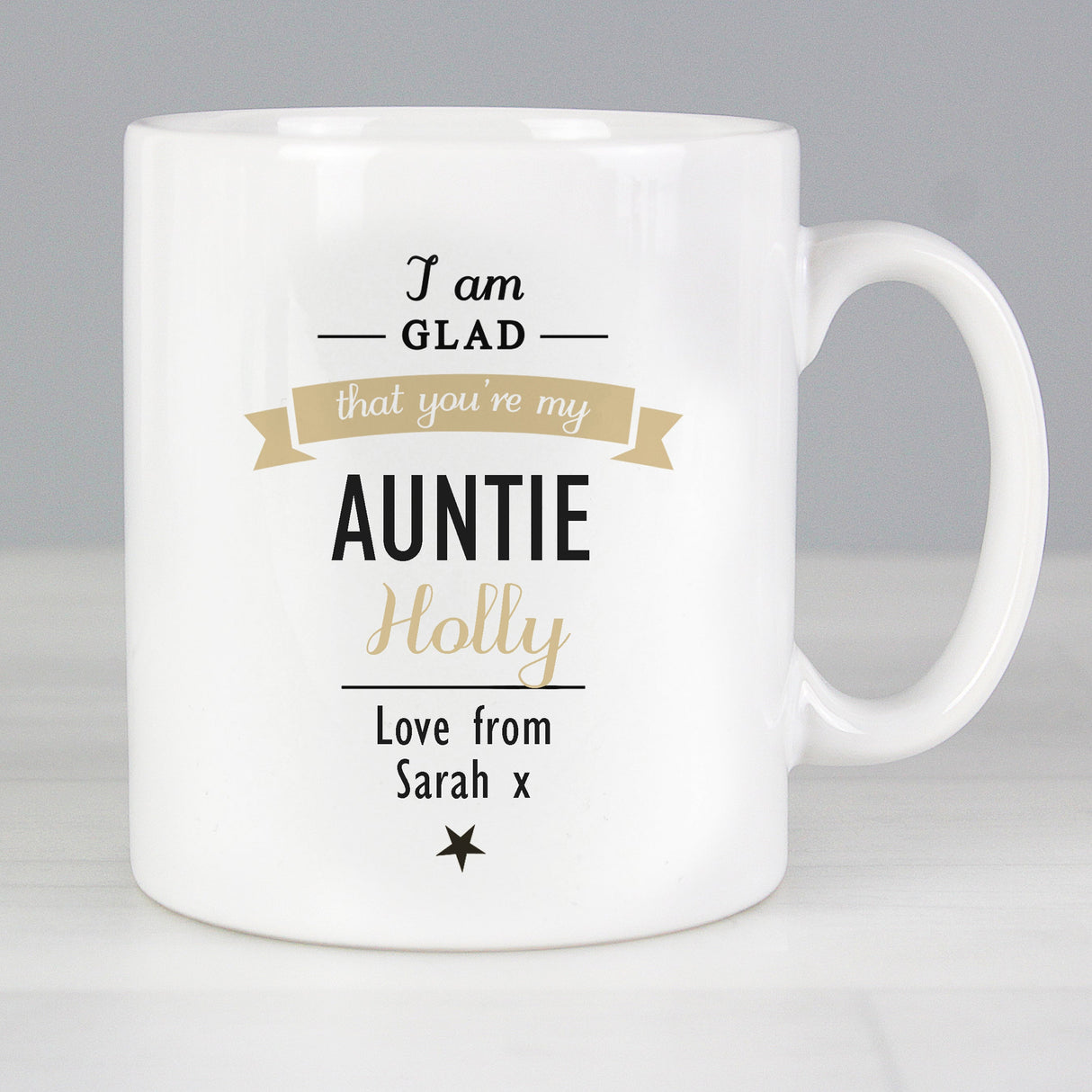 Personalised I Am Glad... Mug: 1 - Mugs By Gift Moments