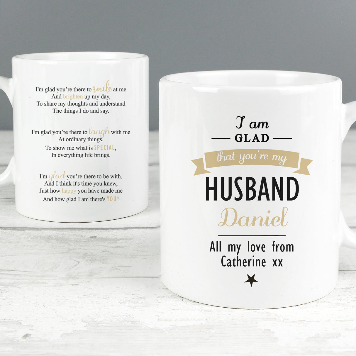 Personalised I Am Glad... Mug: 4 - Mugs By Gift Moments