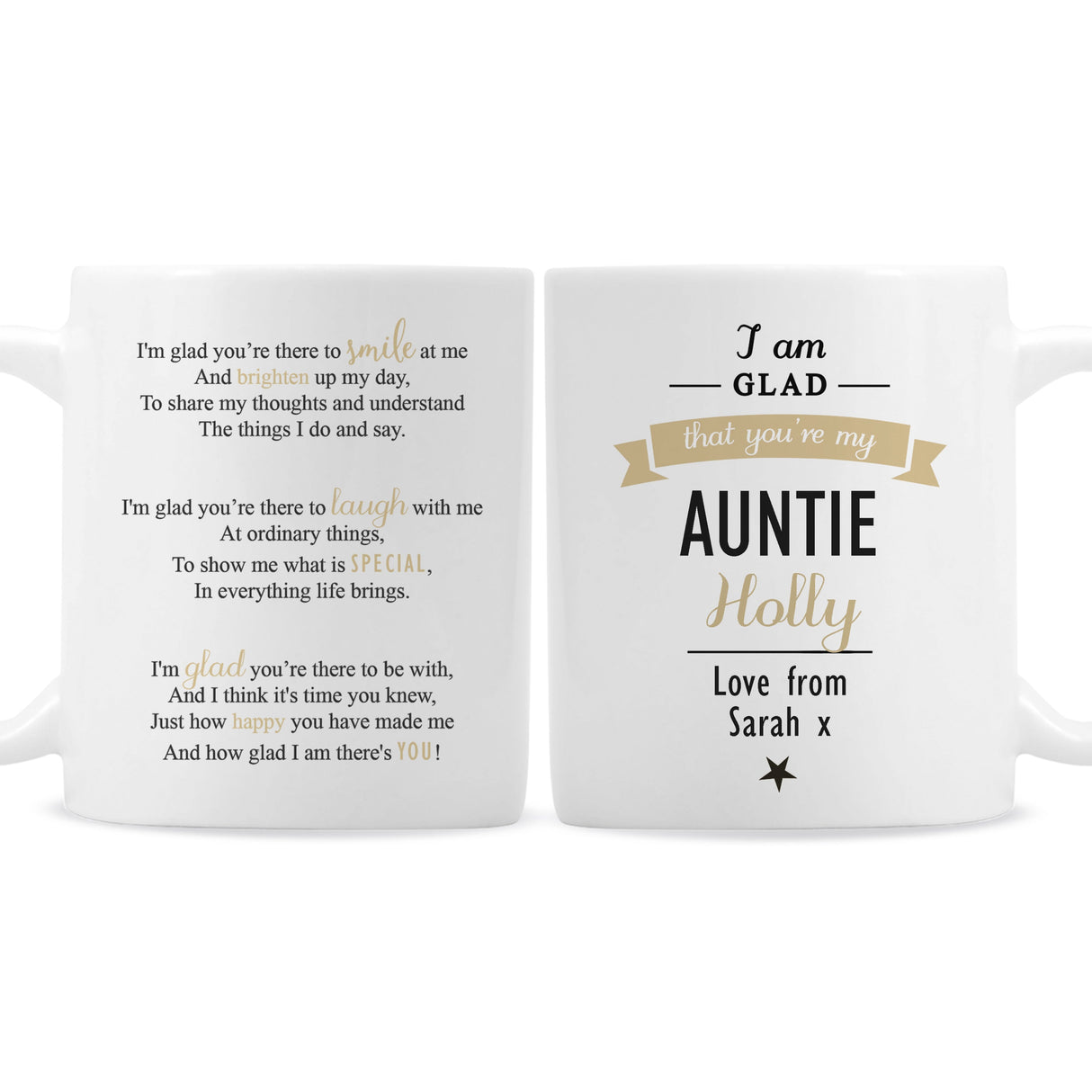 Personalised I Am Glad... Mug: 3 - Mugs By Gift Moments