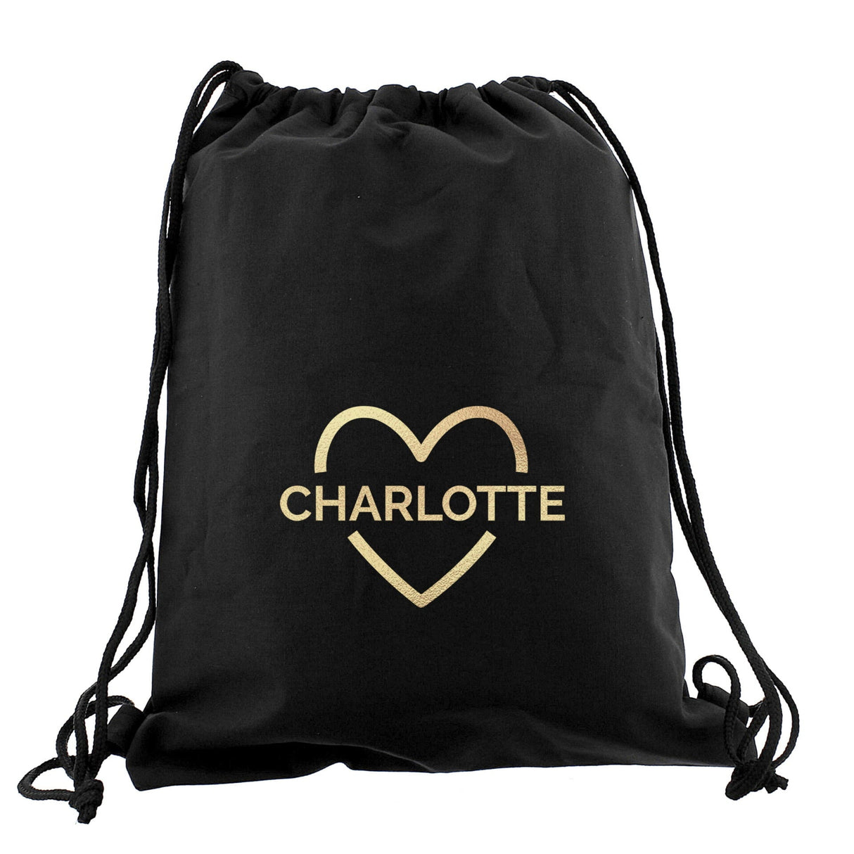 Personalised Gold Heart Kit Bag - Shop Kids Bags At Gift Moments - 4