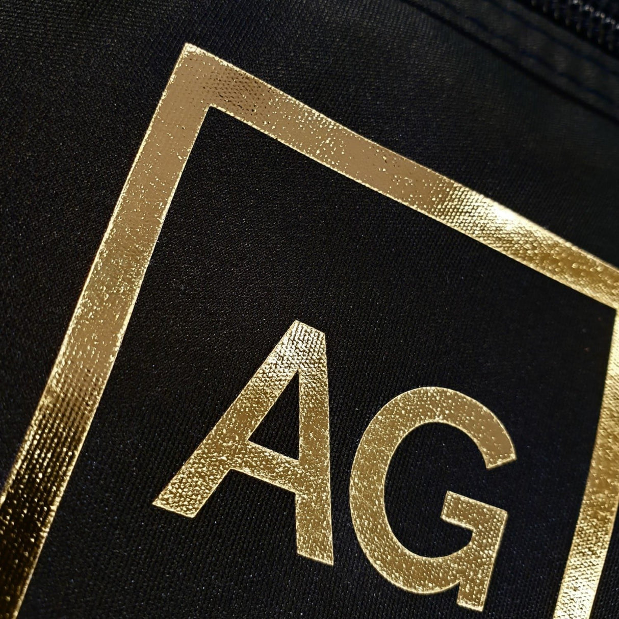 Personalised Gold Initials Black Toiletry Bag - Shop Toiletry & Makeup Bags At Gift Moments - 3