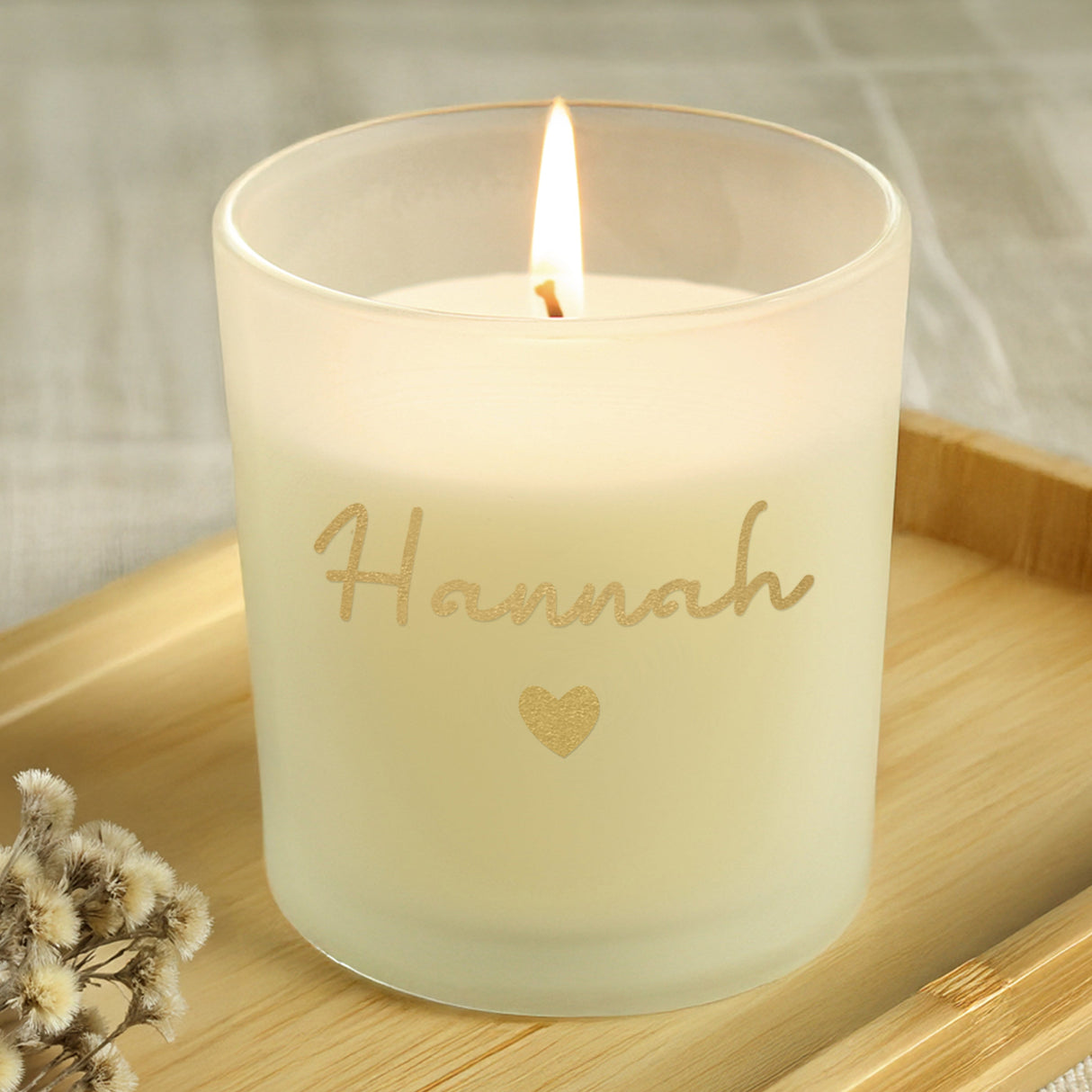 Personalised Gold Name Scented Jar Candle - Shop Candles At Gift Moments - 4