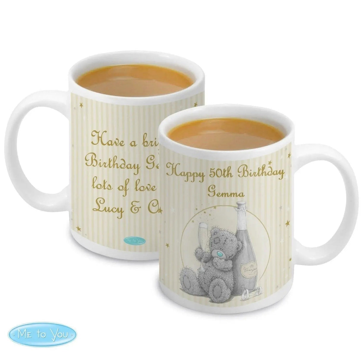 Personalised Me To You Gold Stars Mug: 3 - Mugs