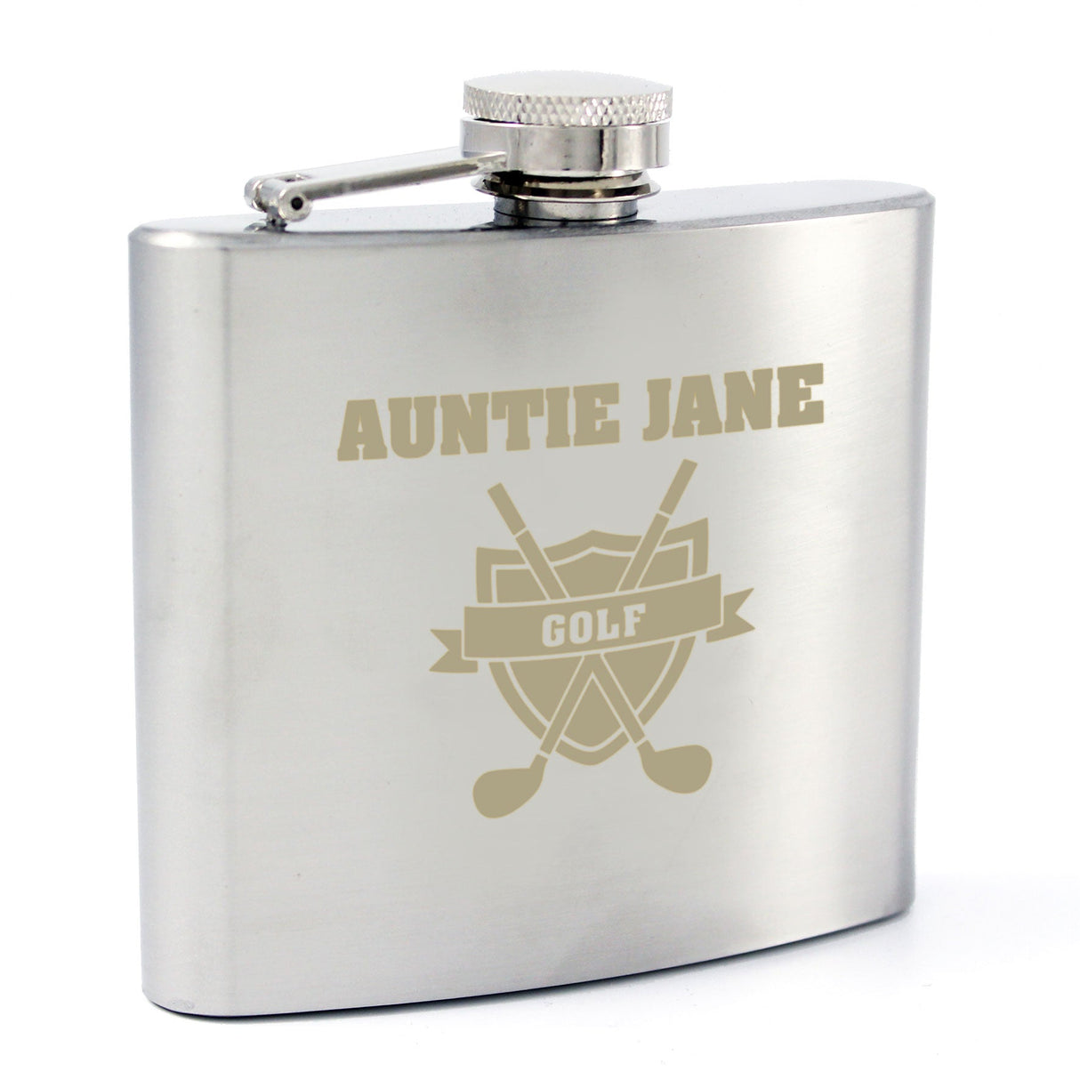 Personalised Golf Hip Flask - Shop Hip Flasks At Gift Moments - 4