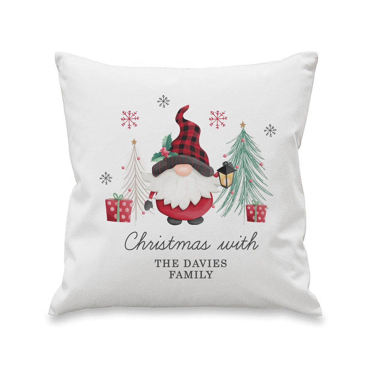 Personalised Gonk Christmas Cushion: 5 - Cushions By Gift Moments