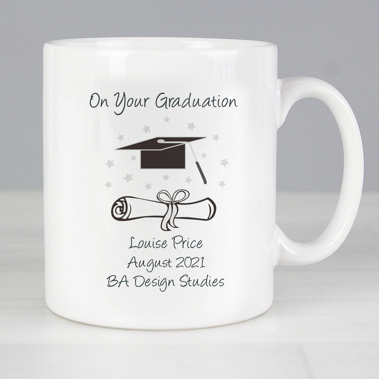 Personalised Graduation Mug: 2 - Mugs By Gift Moments