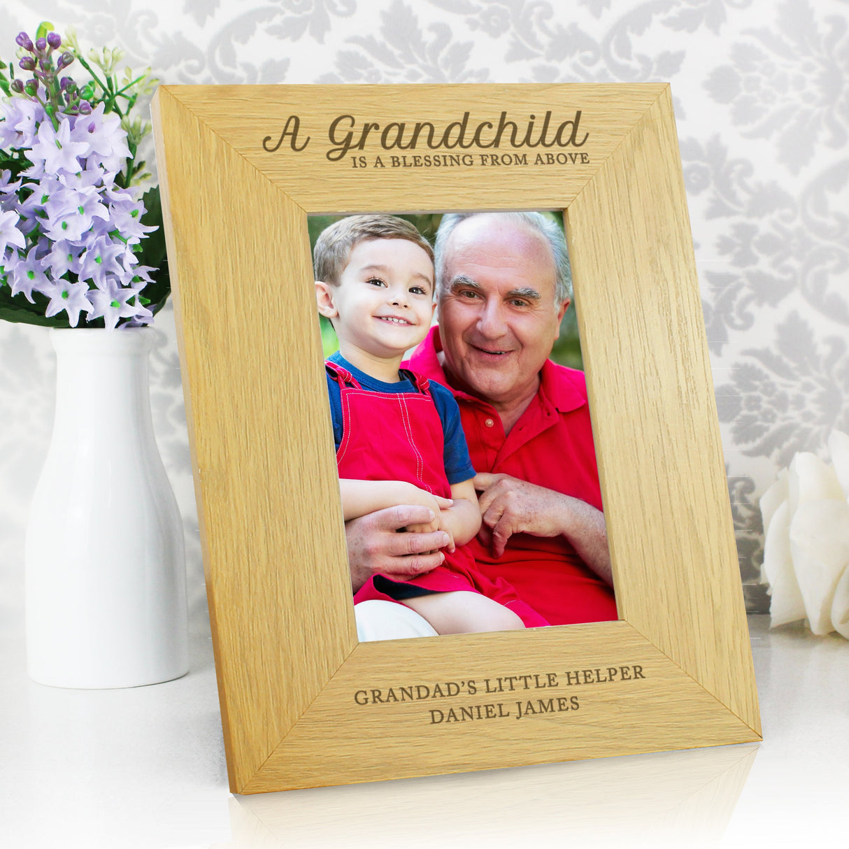 Personalised A Grandchild Is A Blessing 6x4 Photo Frame: 5 - Photo Frames By Gift Moments