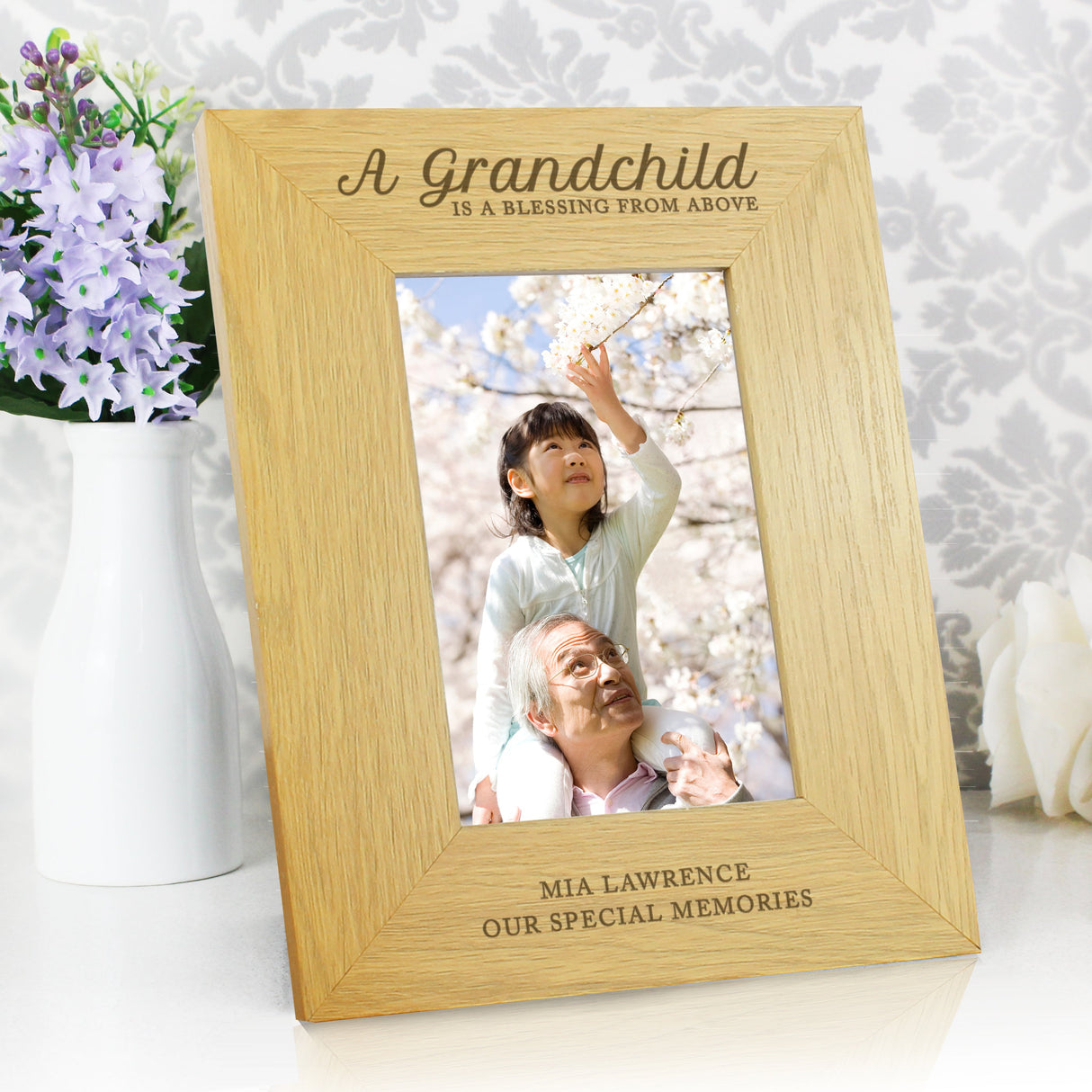Personalised A Grandchild Is A Blessing 6x4 Photo Frame: 1 - Photo Frames By Gift Moments
