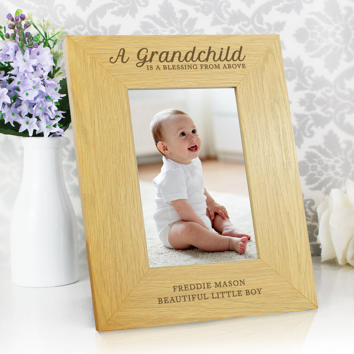 Personalised A Grandchild Is A Blessing 6x4 Photo Frame: 3 - Photo Frames By Gift Moments