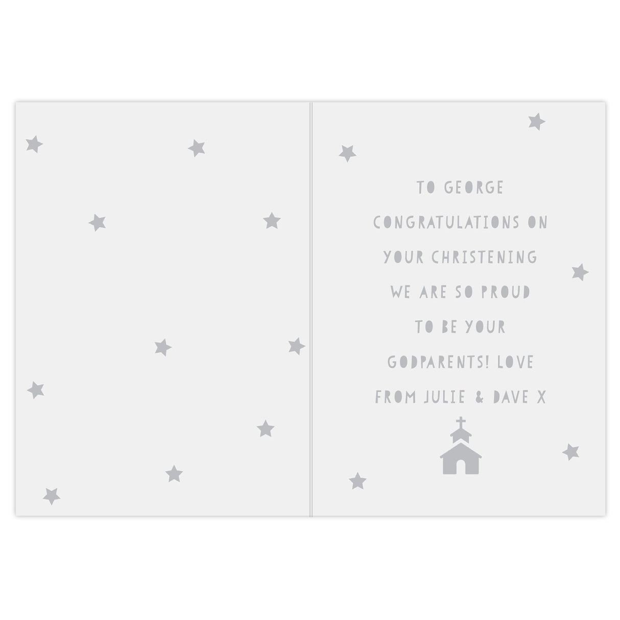 Personalised Grey Papercut Style Card: 4 - Greeting Cards By Gift Moments