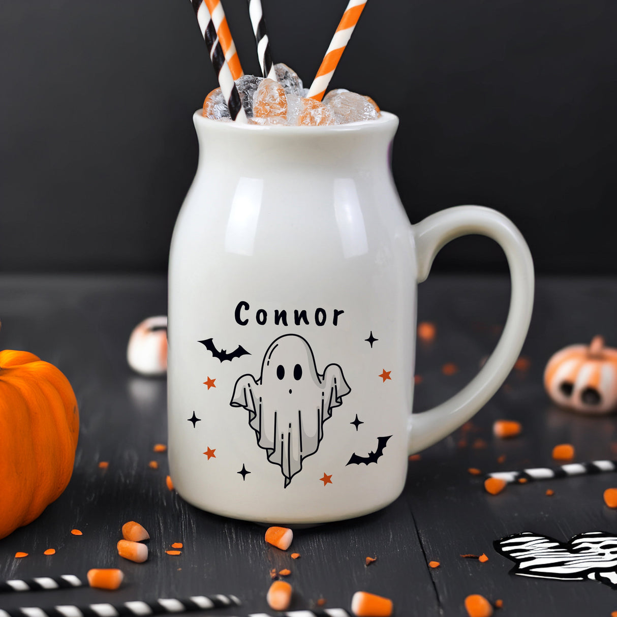 Personalised Halloween Ghost Jug: 4 - Mugs By Gift Moments