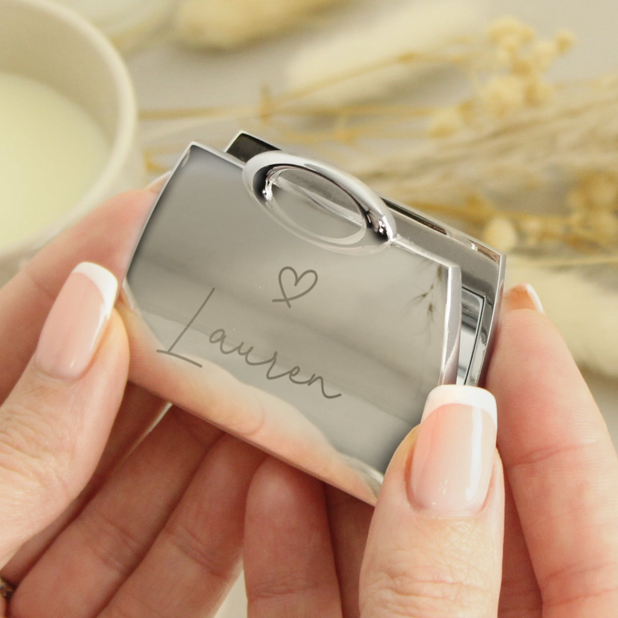 Personalised Handbag Compact Mirror - Shop Compact Mirrors At Gift Moments - 1