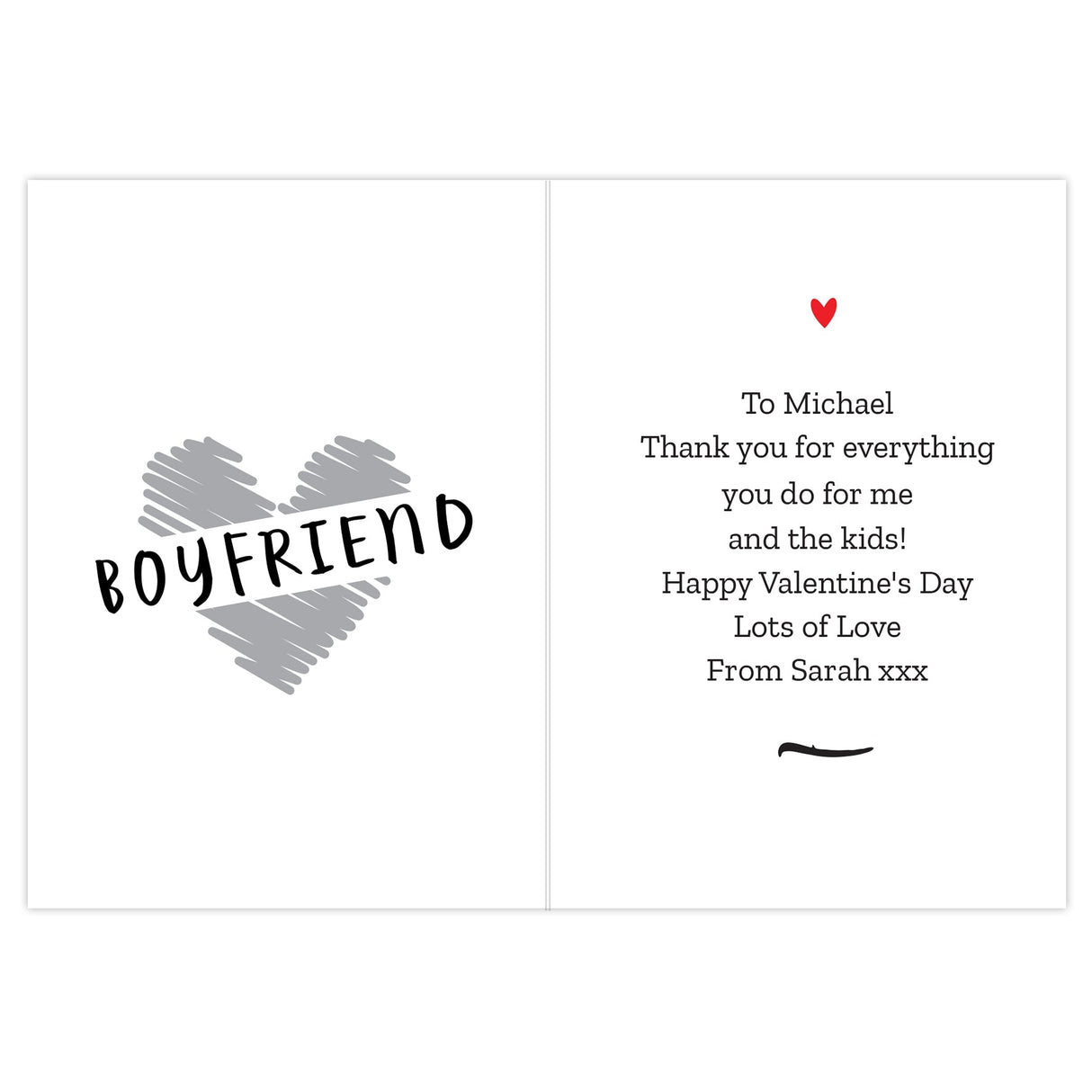 Personalised Happy Valentine’s Day Card: 4 - Greeting Cards By Gift Moments