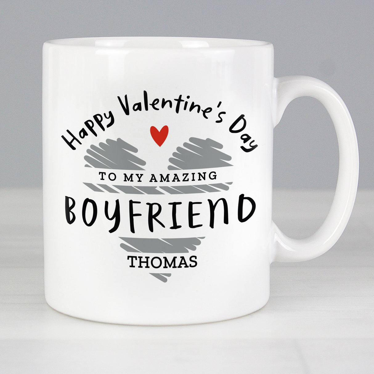 Personalised Happy Valentine’s Day Mug: 2 - Mugs By Gift Moments