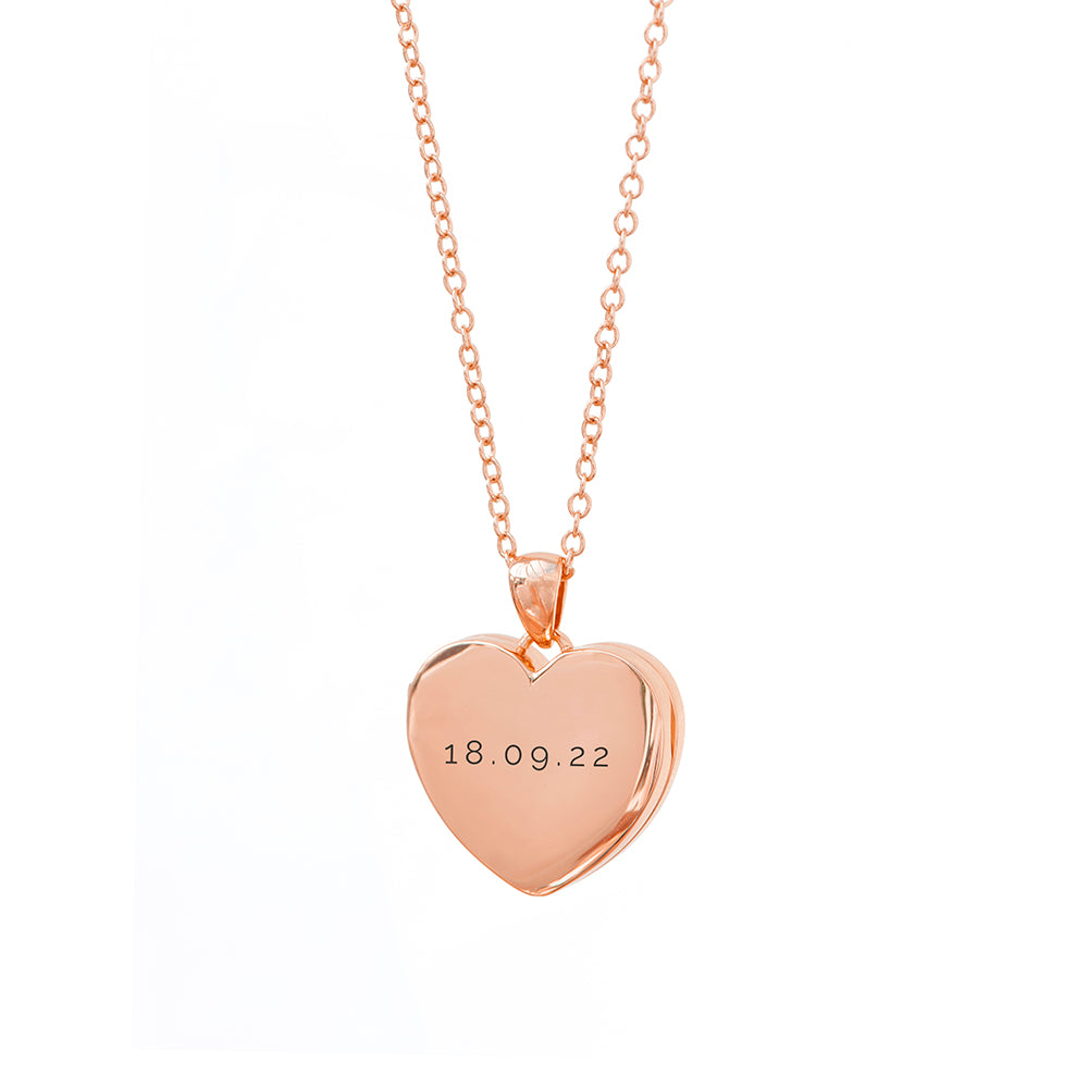 Personalised Heart Photo Locket Necklaces: 15 - Necklaces By Gift Moments