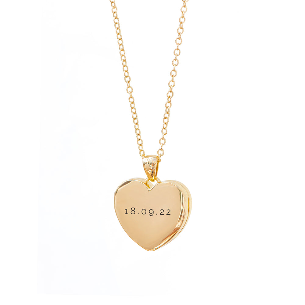 Personalised Heart Photo Locket Necklaces: 14 - Necklaces By Gift Moments