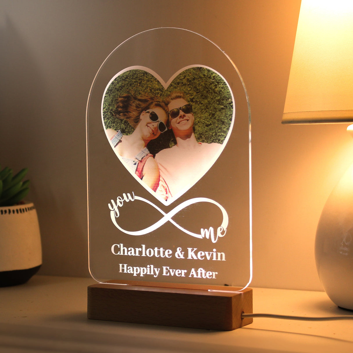 Personalised Heart Photo Upload LED Light - Shop LED Lighting At Gift Moments - 7