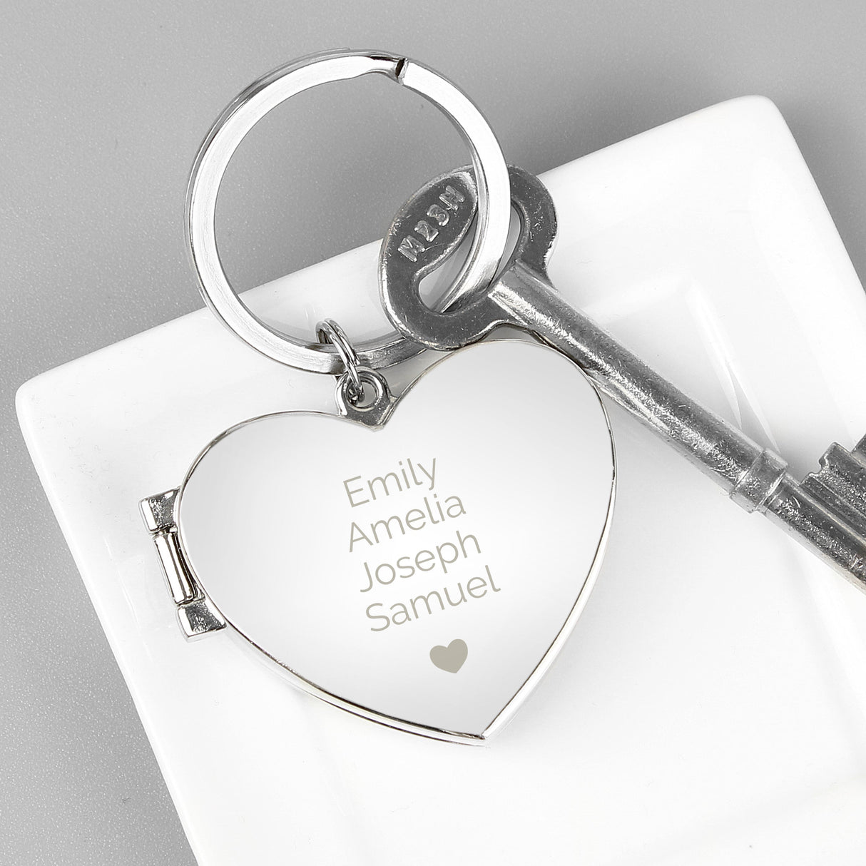 Personalised Heart Photoframe Keyring - Shop Keyrings At Gift Moments - 7
