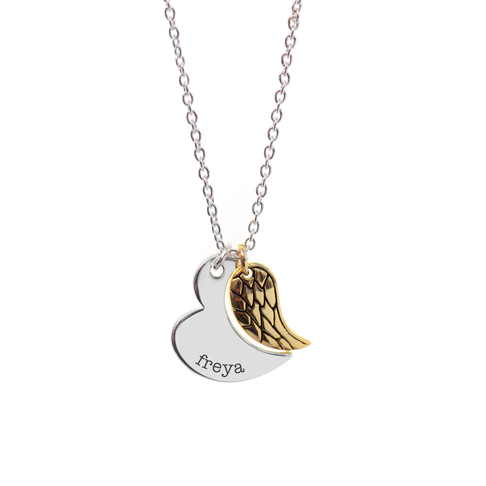 Personalised Heart and Wing Necklaces: 10 - Necklaces By Gift Moments