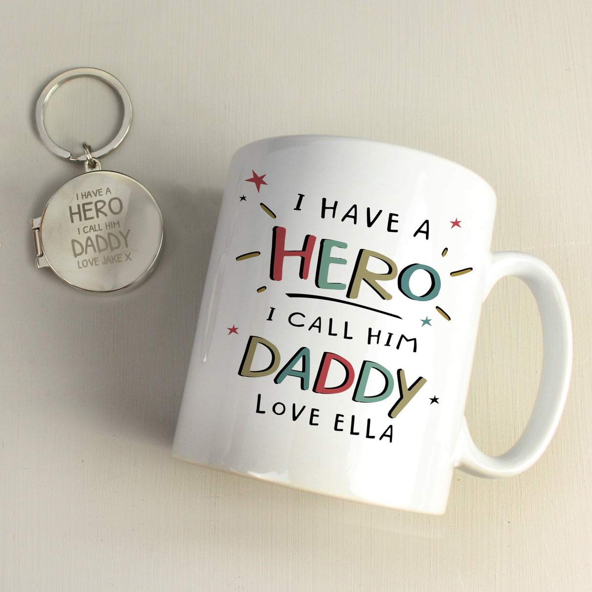 Personalised I Have A Hero Mug: 3 - Mugs By Gift Moments