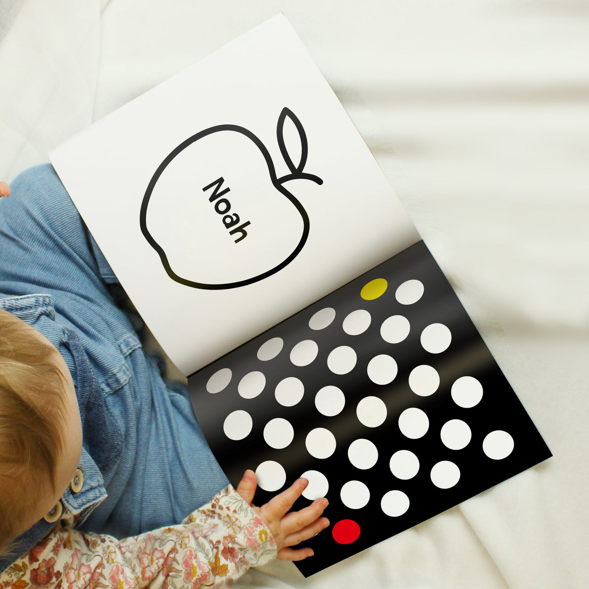 Personalised High Contrast Sensory Baby Book - Shop Books At Gift Moments - 4