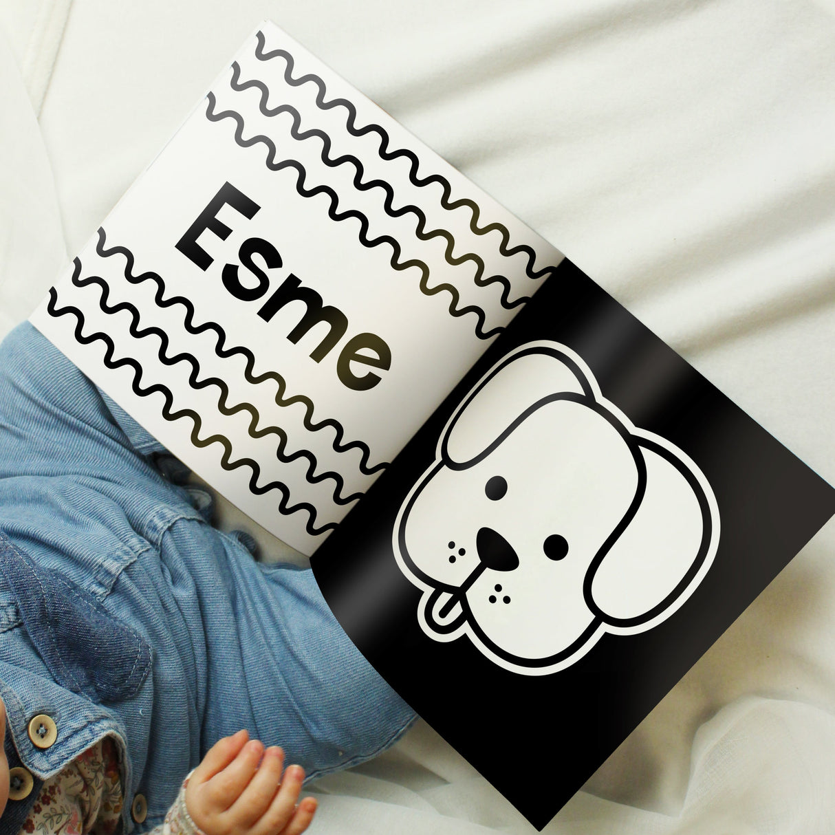 Personalised High Contrast Sensory Baby Book - Shop Books At Gift Moments - 2
