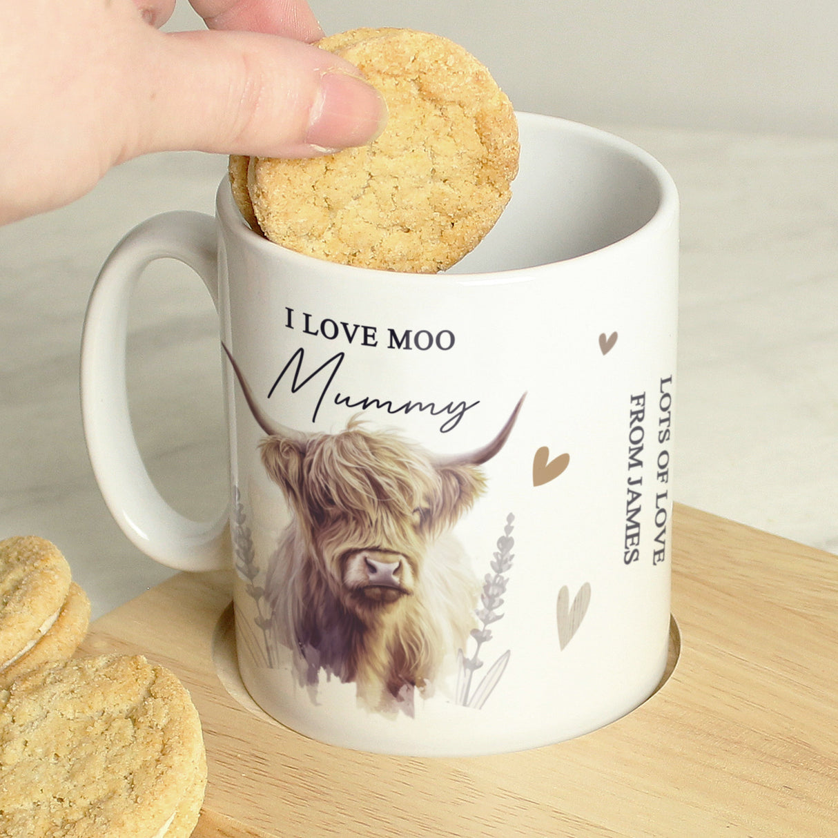 Personalised Highland Cow Mug: 3 - Mugs By Gift Moments