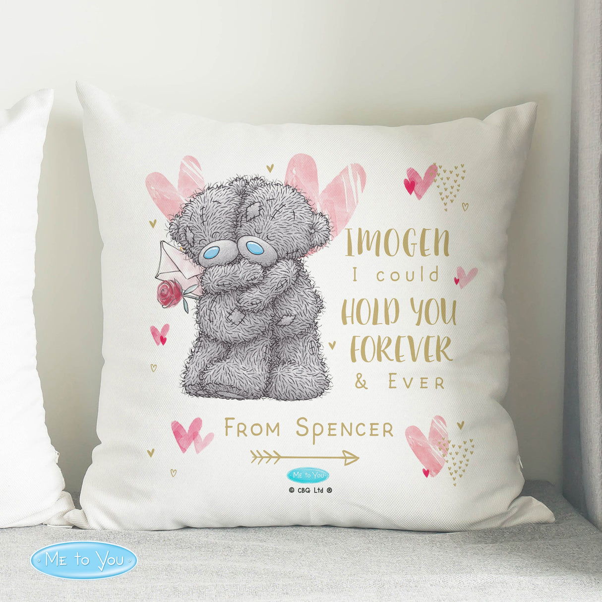 Personalised Me To You Hold You Forever Cushion - Shop Cushions At Gift Moments - 2