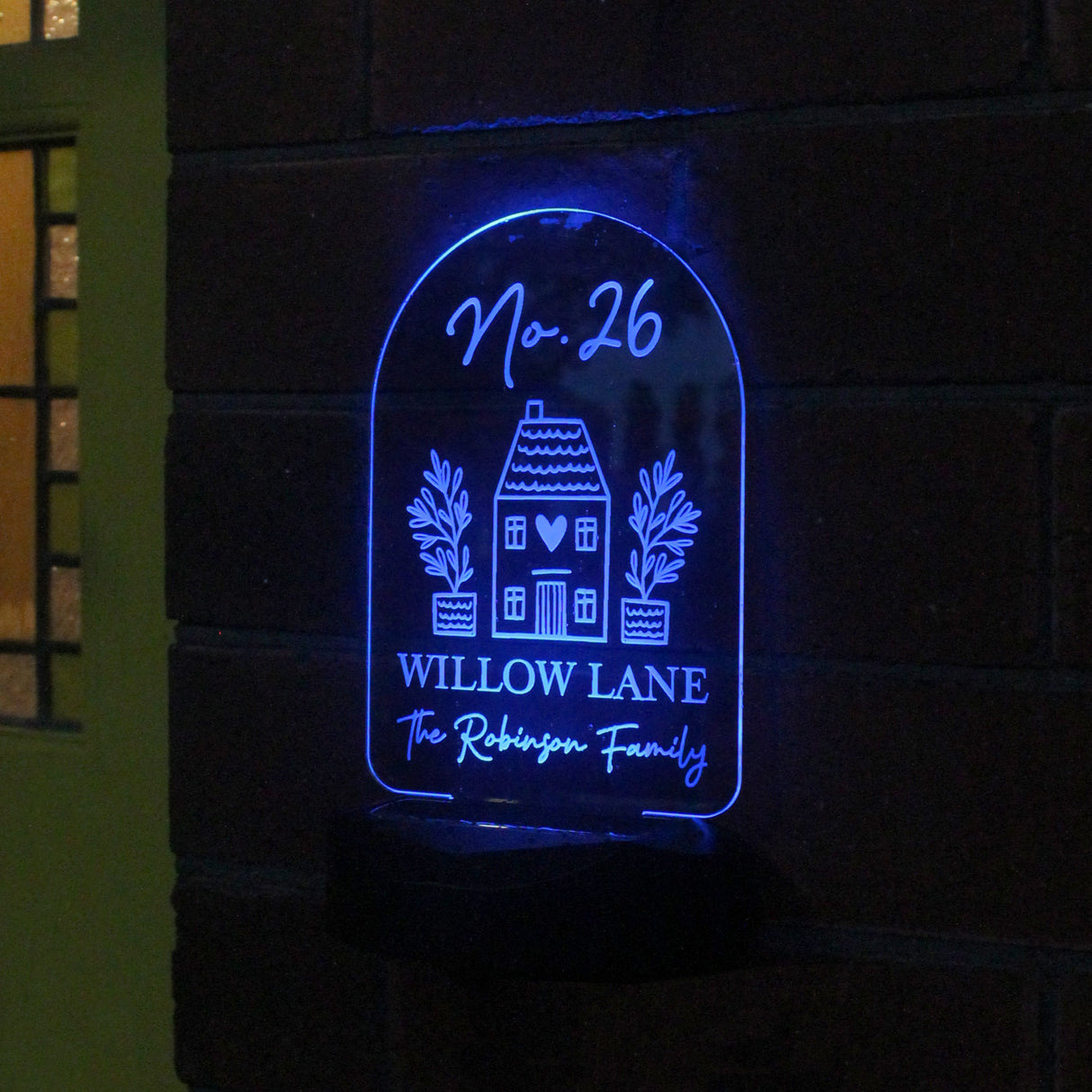 Personalised Home Outdoor Solar Light: 7 - Solar Lights By Gift Moments