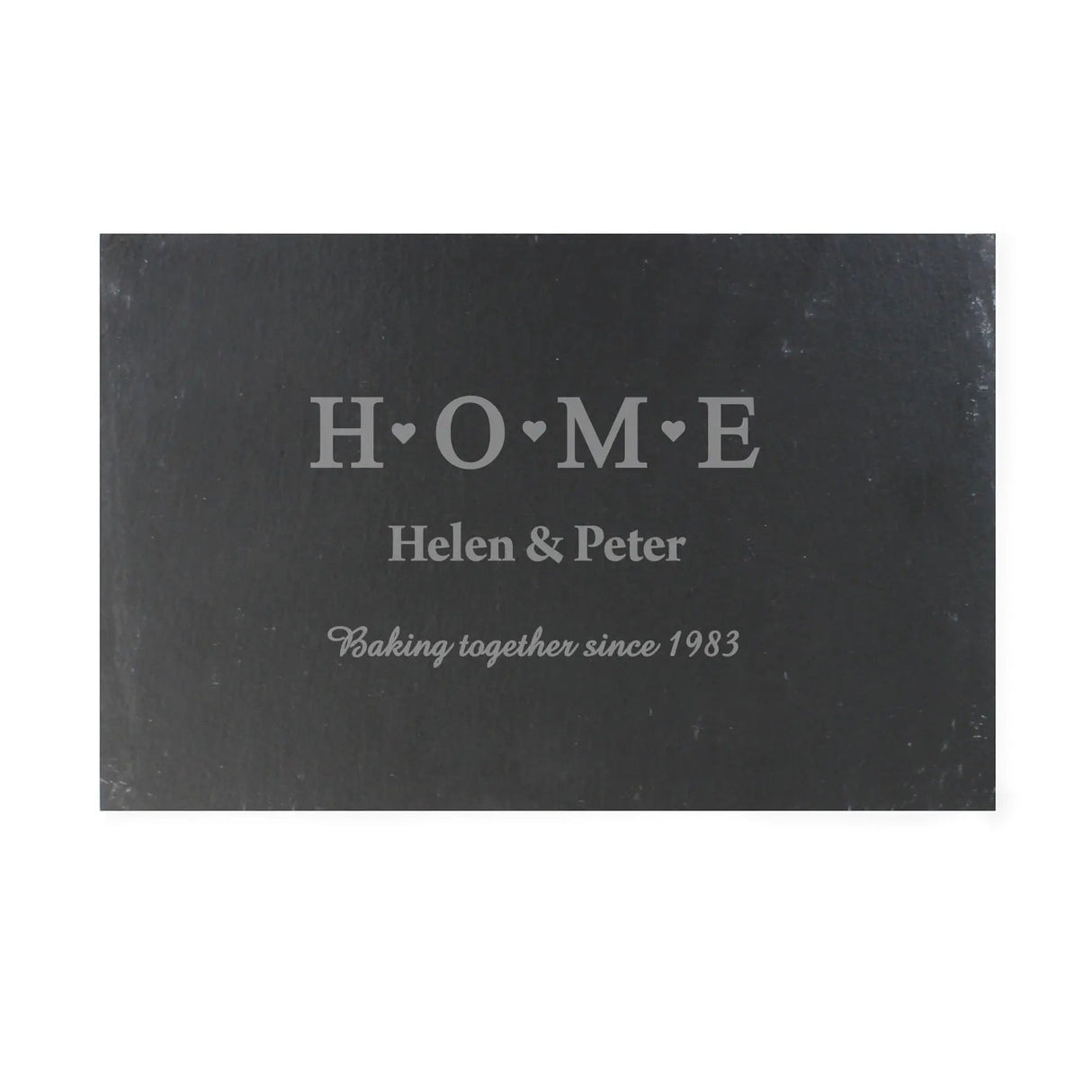 Personalised HOME Slate Rectangle Placemat: 4 - Placemats By Gift Moments
