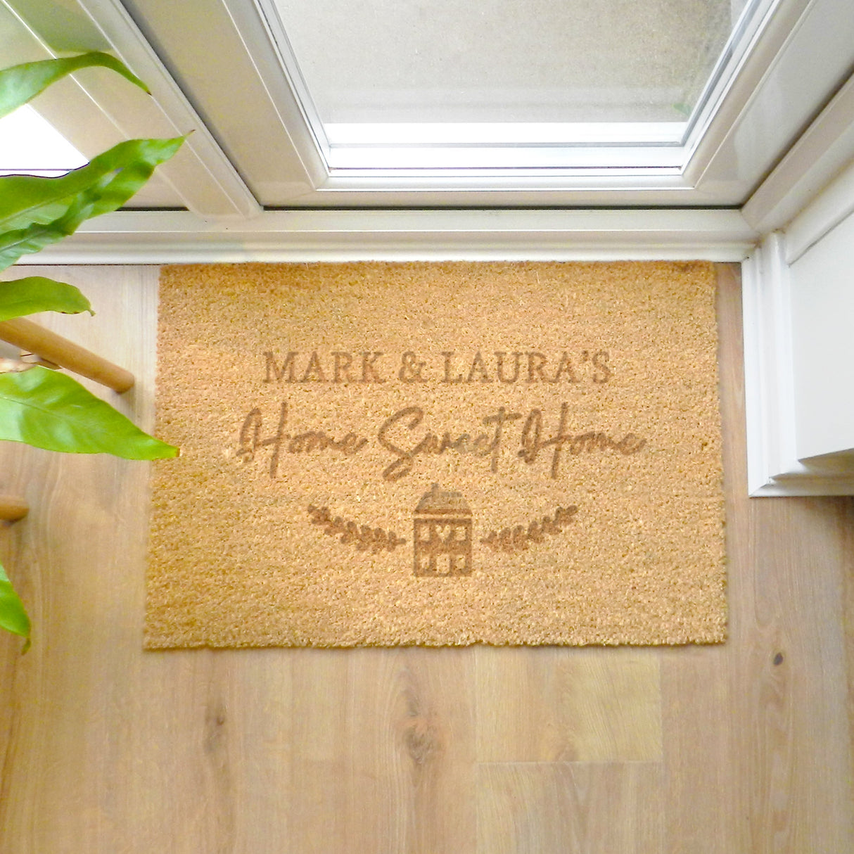 Personalised Home Sweet Home Rectangle Indoor Doormat - Shop Doormats At Gift Moments - 6