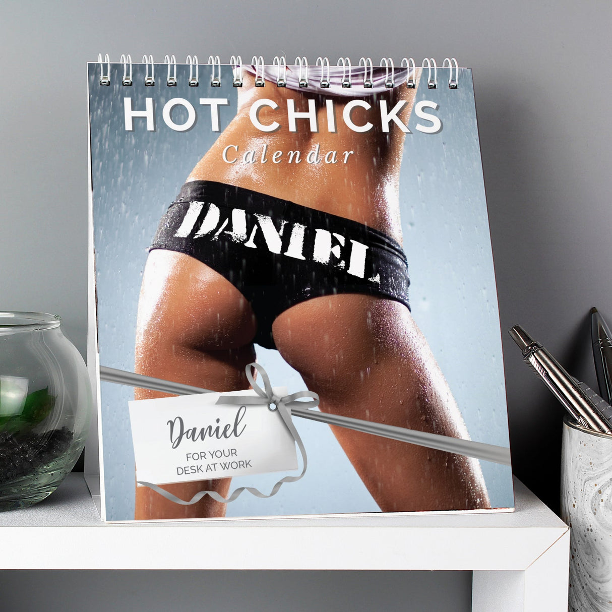 Personalised Hot Chicks Desk Calendar - Shop Calendars & Planners At Gift Moments - 1