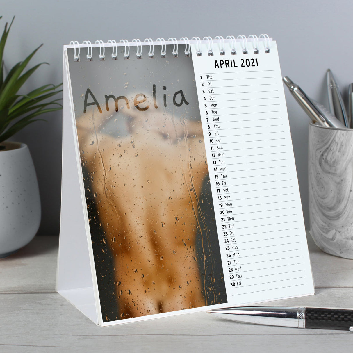 Personalised Hot Hunks Desk Calendar - Shop Calendars & Planners At Gift Moments - 4