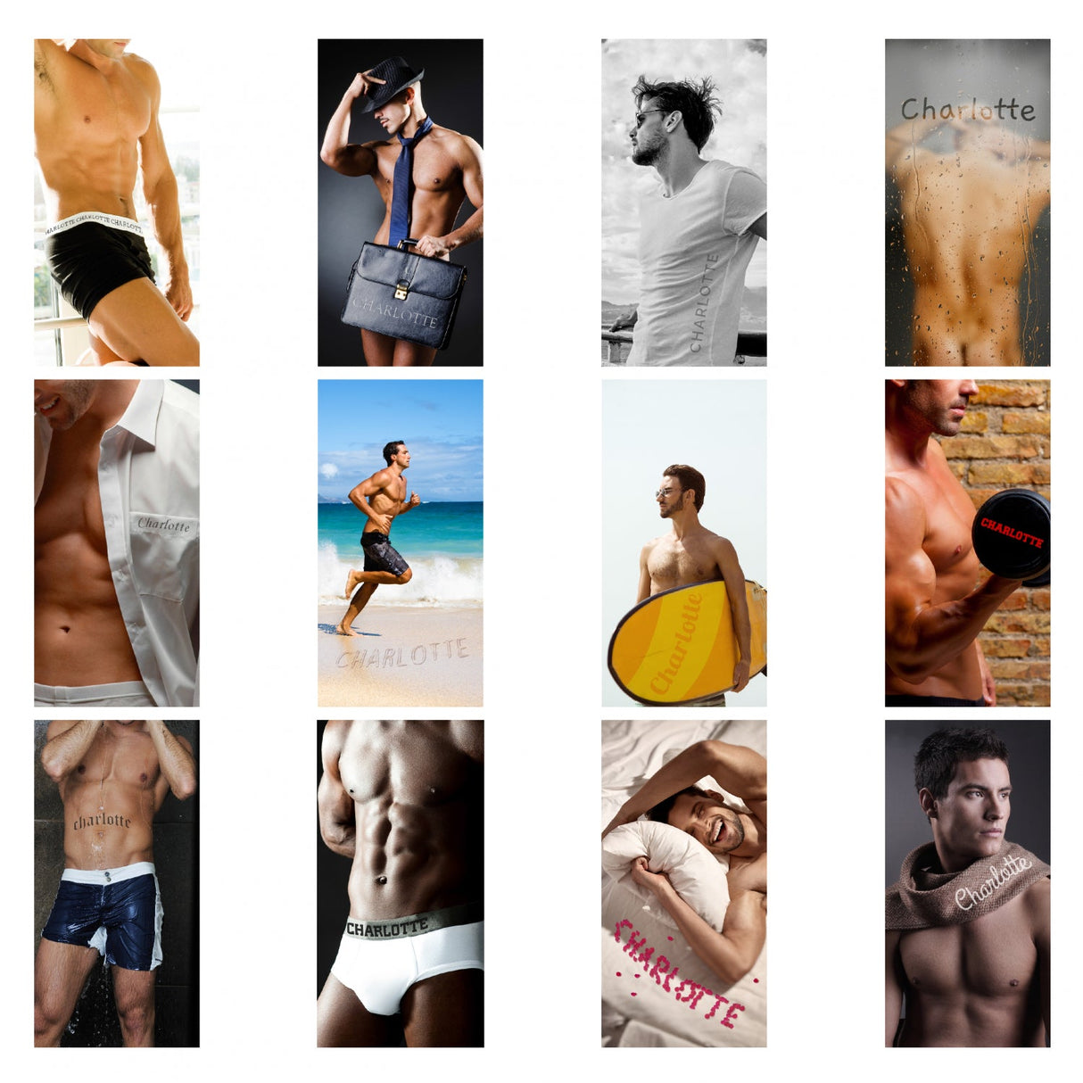 Personalised Hot Hunks Desk Calendar - Shop Calendars & Planners At Gift Moments - 6