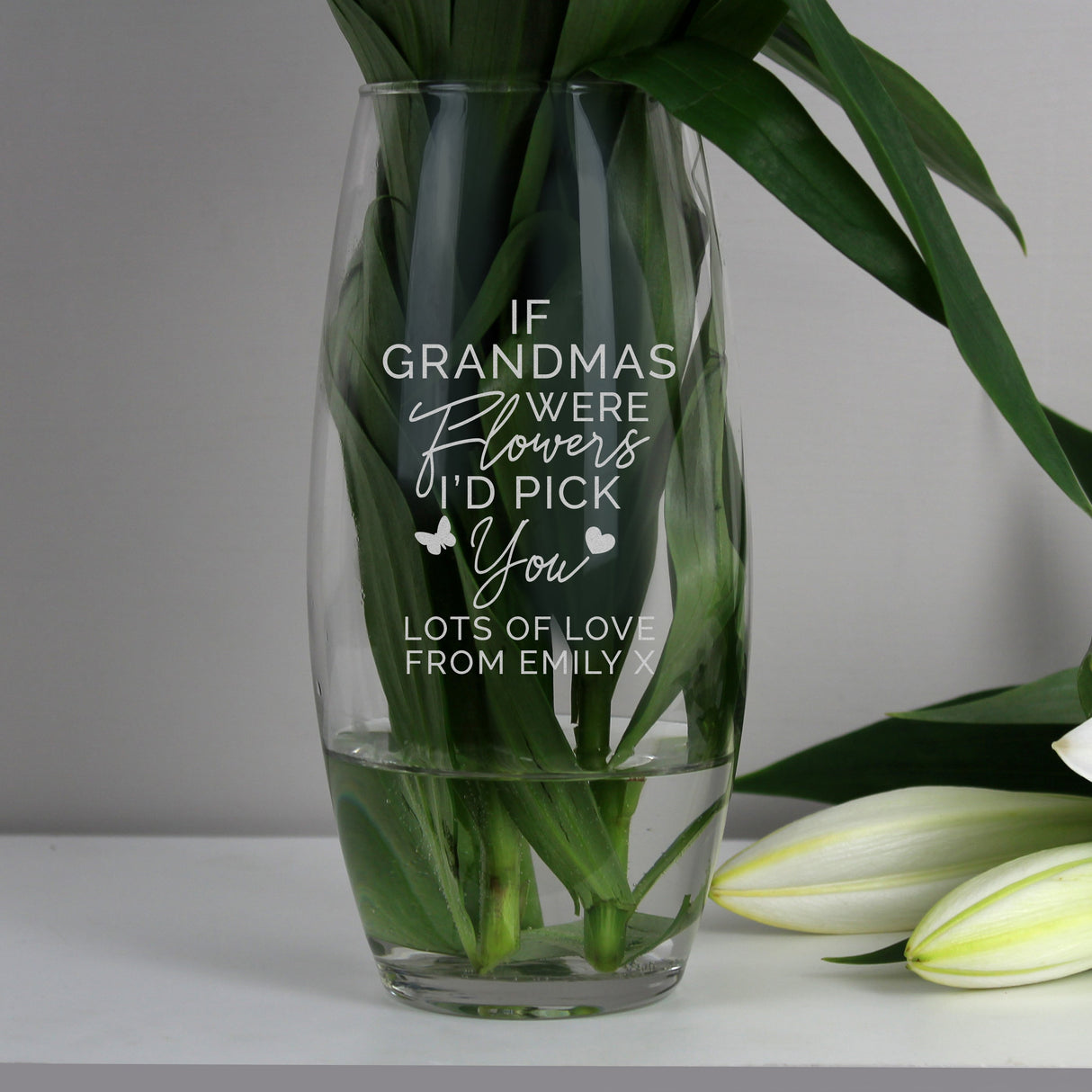 Personalised I’d Pick You Bullet Vase: 1 - Vases By Gift Moments