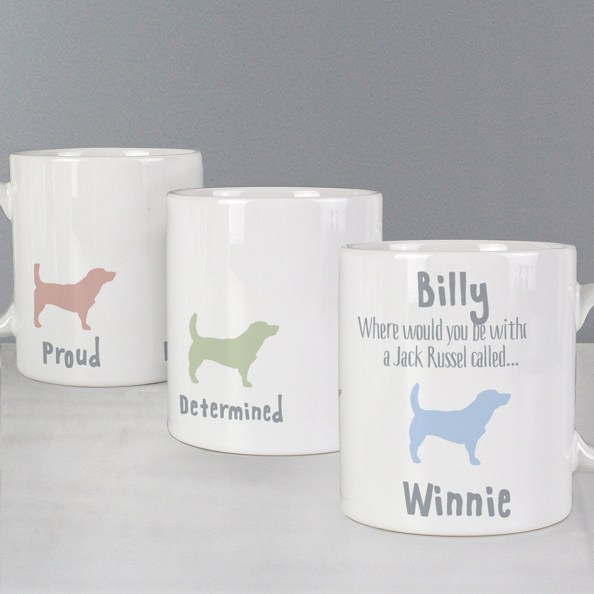 Personalised Jack Russell Dog Breed Mug: 2 - Mugs By Gift Moments