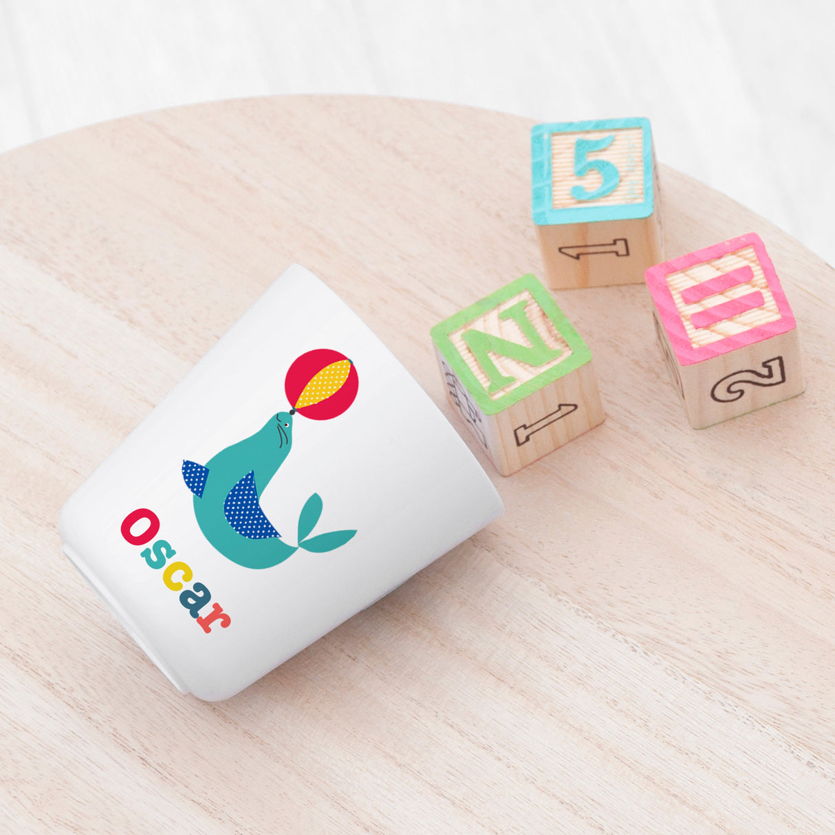 Personalised Kids Circus Dining Set: 2 - Tableware By Gift Moments