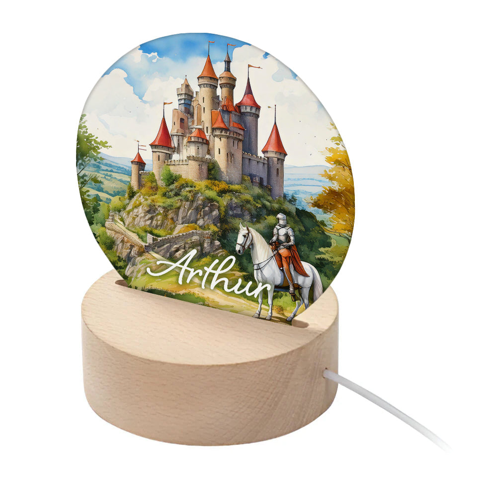 Personalised Kid’s Fairy Tale Knight LED Night Light: 1 - LED Lighting By Gift Moments