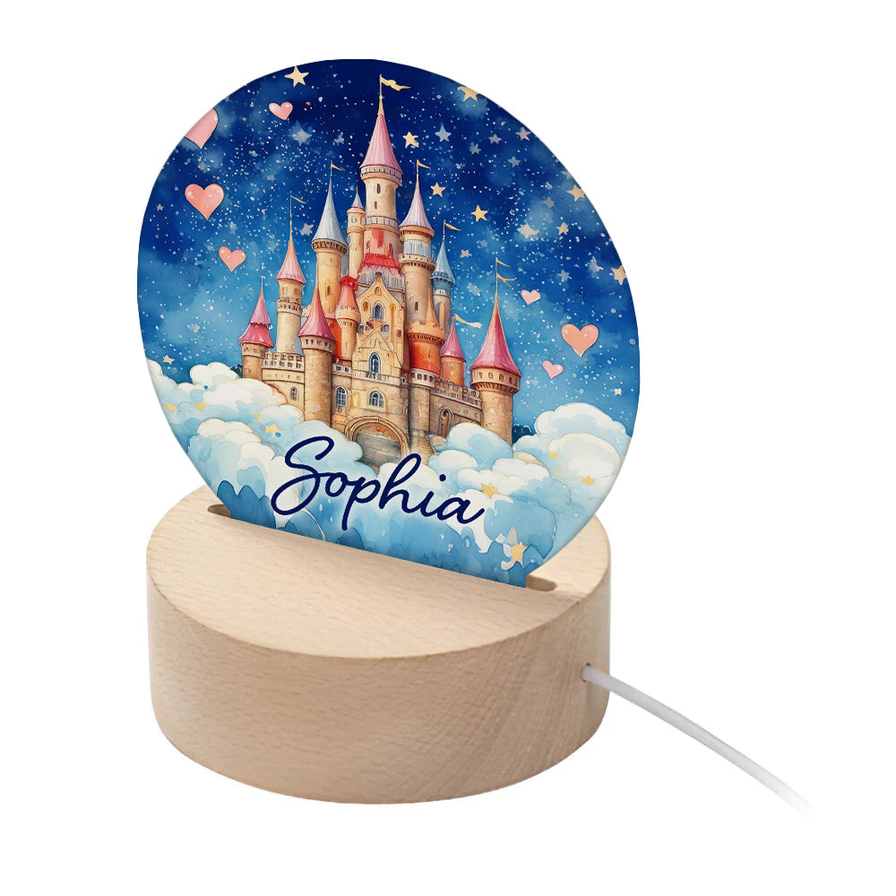Personalised Kid’s Magical Castle LED Night Light: 1 - LED Lighting By Gift Moments