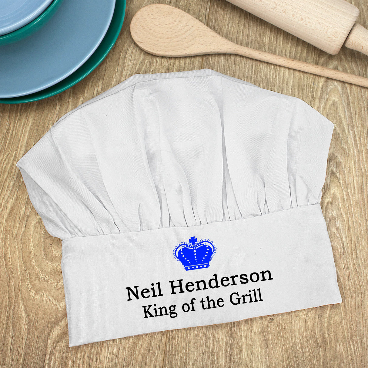 Personalised King of the Grill Chef Hat - Shop Chef Hats At Gift Moments - 3