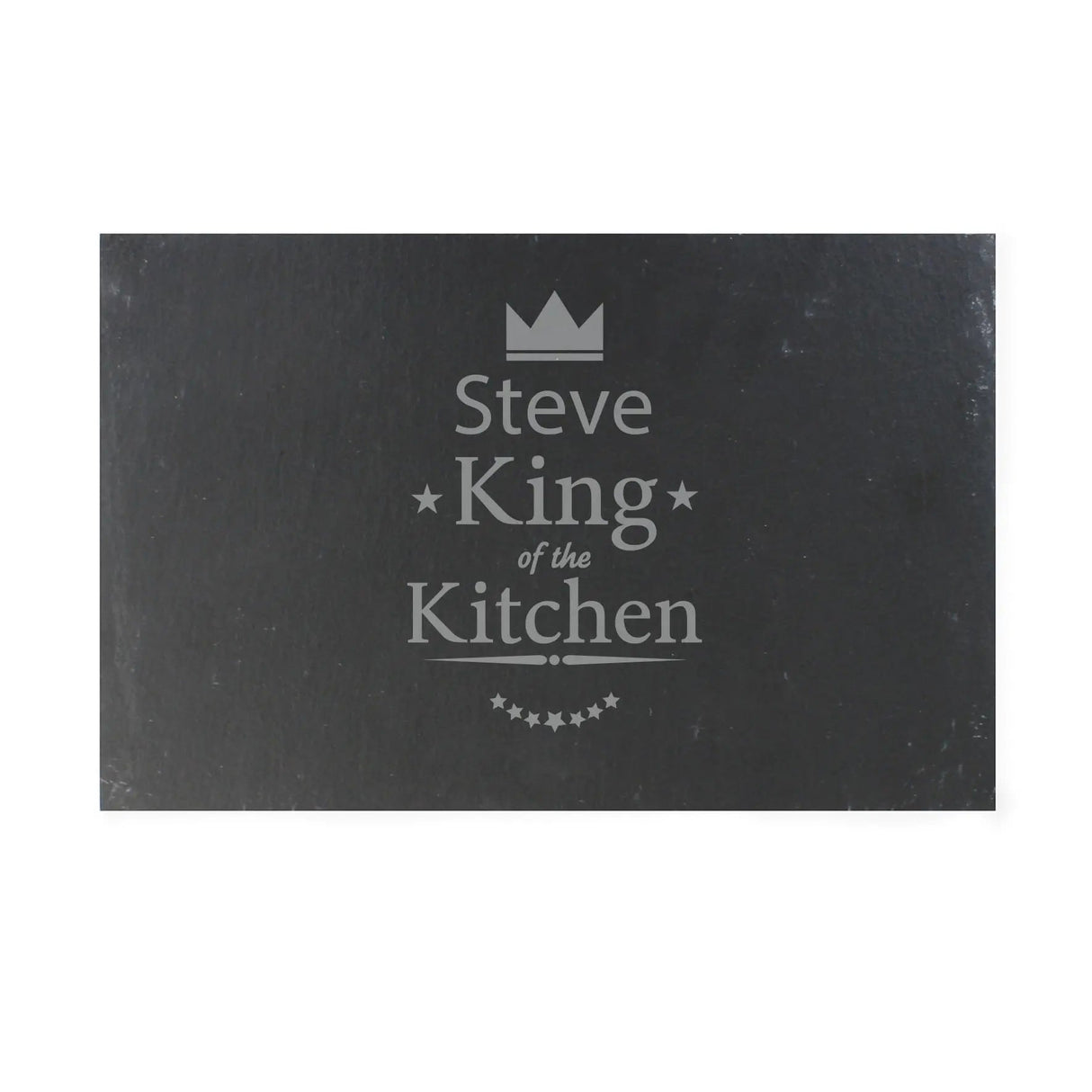 Personalised King of the Kitchen Slate Placemat: 3 - Placemats By Gift Moments